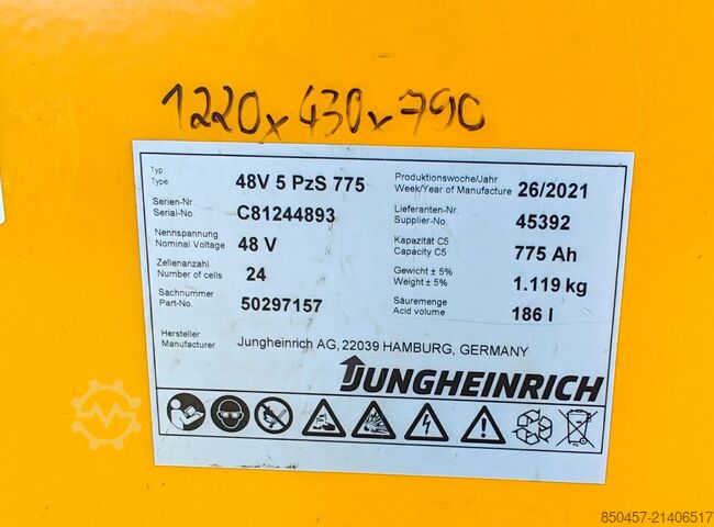 Καροτσάκια προσέγγισης (Reach Trucks) Jungheinrich ETV 214 9.41m