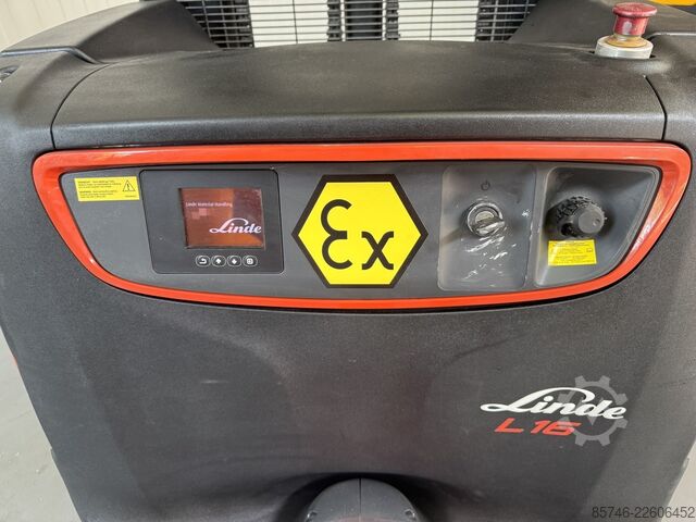 L 16 * DEMÓ * Atex EX * Proplan 3G / Z2 * Triplex FFL * ÚJ akkumulátor !! LINDE L 16 * DEMO * Atex EX * Proplan 3G / Z2 * Triplex FFL * NEW battery !!