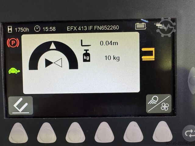 EFX 413 X + i * vezetett pályával !! Triplex FFL !! ÚJ akkumulátor !! JUNGHEINRICH EFX 413 X + i * with Wire Guidance !! Triplex FFL !! NEW battery !!