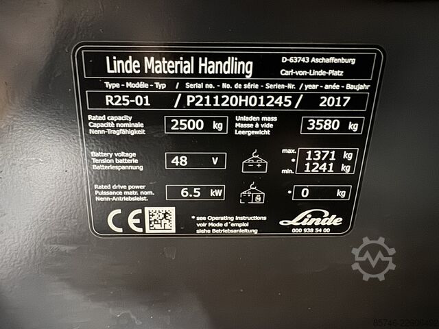 R 25 * Teljes kabin!! Triplex FFL!! DEMÓ!!! LINDE R 25 -  * FULL cabin !! Triplex FFL !! DEMO !!!