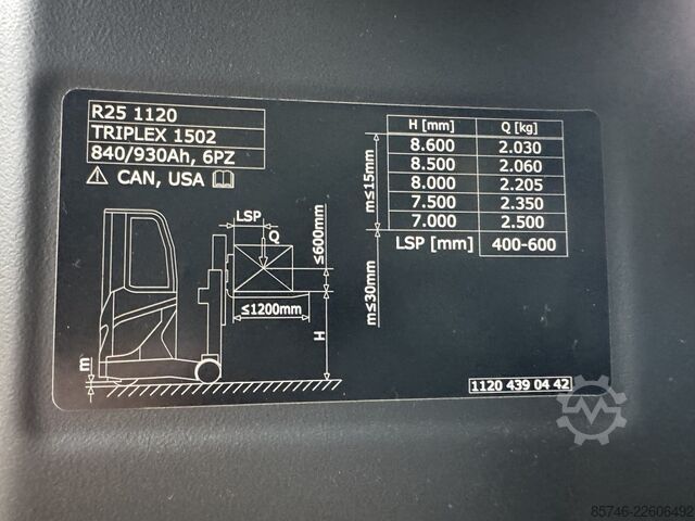 R 25 * Teljes kabin!! Triplex FFL!! DEMÓ!!! LINDE R 25 -  * FULL cabin !! Triplex FFL !! DEMO !!!