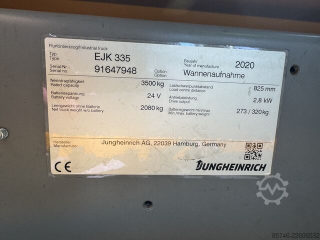 EJK 335 - Különleges!! Dobemelő villa / Szélesítő!!! JUNGHEINRICH EJK 335 - Special !! Drumforks / Spreader !!!