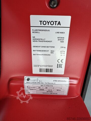 LWE 160 * Atex EX * Miretti 2G / Z1 * ÚJ akkumulátor !! BT LWE 160 * Atex EX * Miretti 2G / Z1 * NEW battery !!