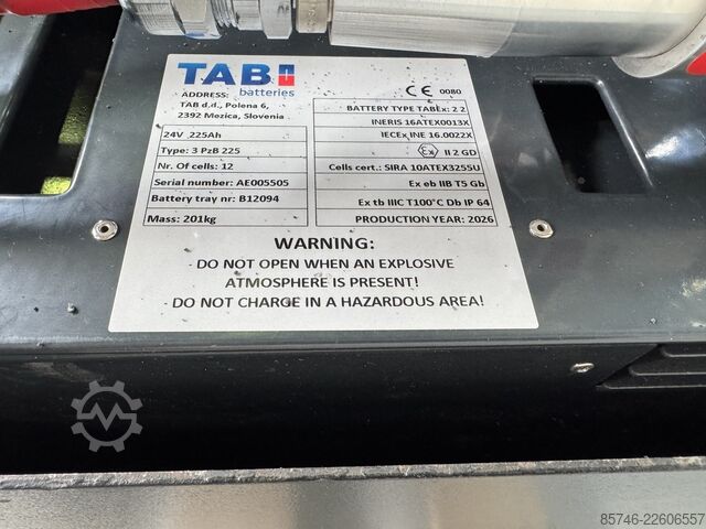 LWE 160 * Atex EX * Miretti 2G / Z1 * ÚJ akkumulátor !! BT LWE 160 * Atex EX * Miretti 2G / Z1 * NEW battery !!