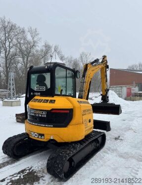 Minigraafmachine JCB 50 Z2 Diesel 5t + 3 Löffel