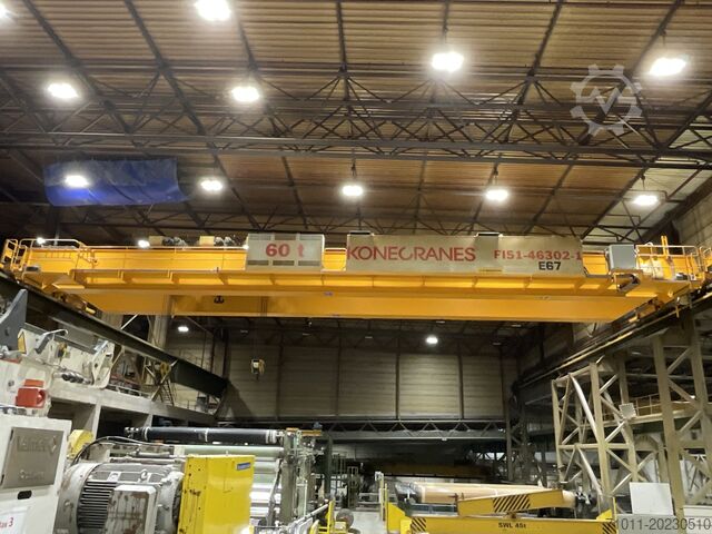 Overhead crane Konecranes 60T Konecranes 60 T CXTD double