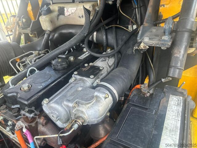 Carretilla elevadora de 4 ruedas Jungheinrich DFG45/Positioner+sideshift/Air condition