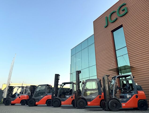 Carretilla elevadora de 4 ruedas Jungheinrich DFG45/Positioner+sideshift/Air condition