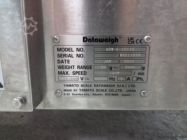 Multihead weger Yamato Dataweigh ADW-E-1014S 14-Head Weigher