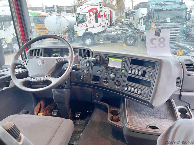 Chassis med førerhus Scania R580 V8 6x4, RETARDER, 614915 km FULL SPRING!  ...