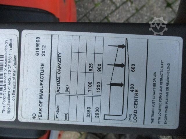 Hoogheffende palletwagen TOYOTA RWE120