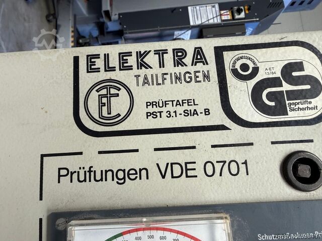 Panel de pruebas eléctrico, panel eléctrico Elektra Tailfingen PST 3.1-SIA-B