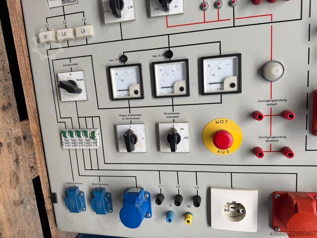Panel de pruebas eléctrico, panel eléctrico Elektra Tailfingen PST 3.1-SIA-B