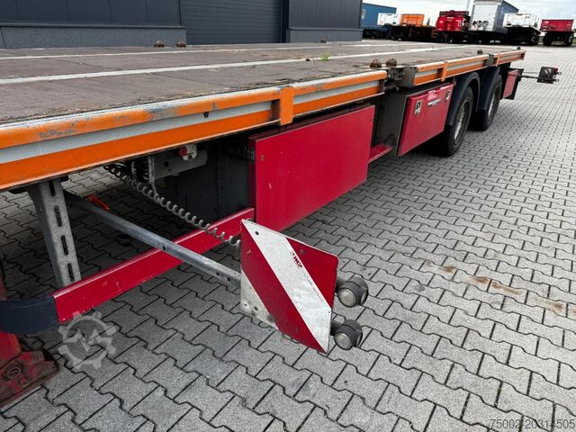 Platform aanhanger Rufa MEGA PLATFORM / LENKACHSE/ 12 TWISTLOCKS 1x 40F...