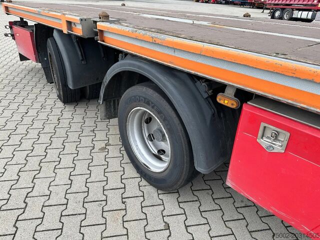 Platform aanhanger Rufa MEGA PLATFORM / LENKACHSE/ 12 TWISTLOCKS 1x 40F...