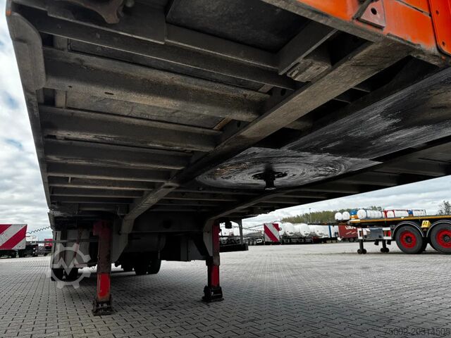 Platform aanhanger Rufa MEGA PLATFORM / LENKACHSE/ 12 TWISTLOCKS 1x 40F...