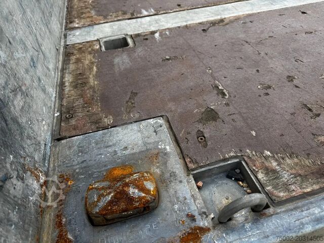 Platform aanhanger Rufa MEGA PLATFORM / LENKACHSE/ 12 TWISTLOCKS 1x 40F...