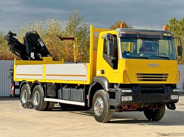 Macara montată pe camion IVECO TRAKKER 360 * Kipper 7,10m* KRAN/FUNK*6x4