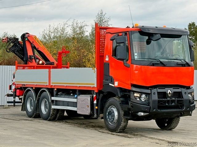 Teherautóra szerelt daru RENAULT C430 * PALFINGER PK 18002 - EHC + FUNK/ 6x4