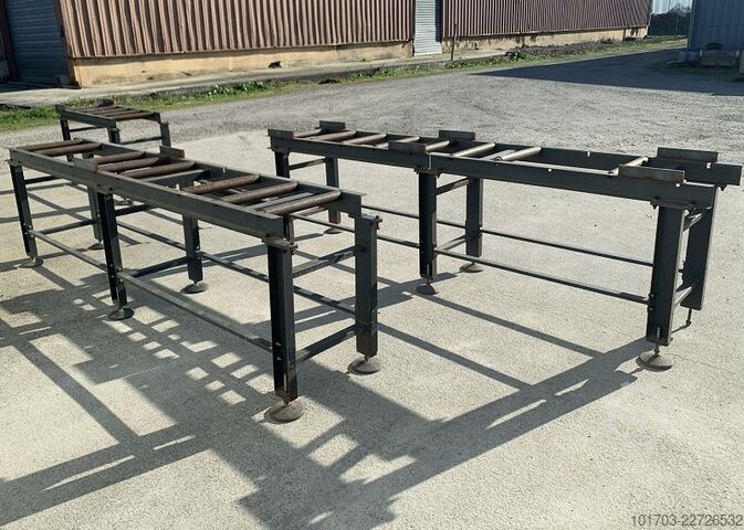 Rollensteun voor zaag Table d'amenage à rouleaux pour scie 