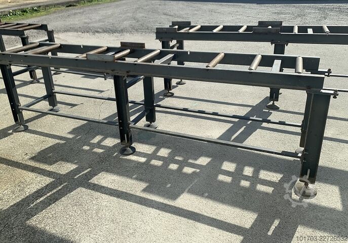 Rollensteun voor zaag Table d'amenage à rouleaux pour scie 