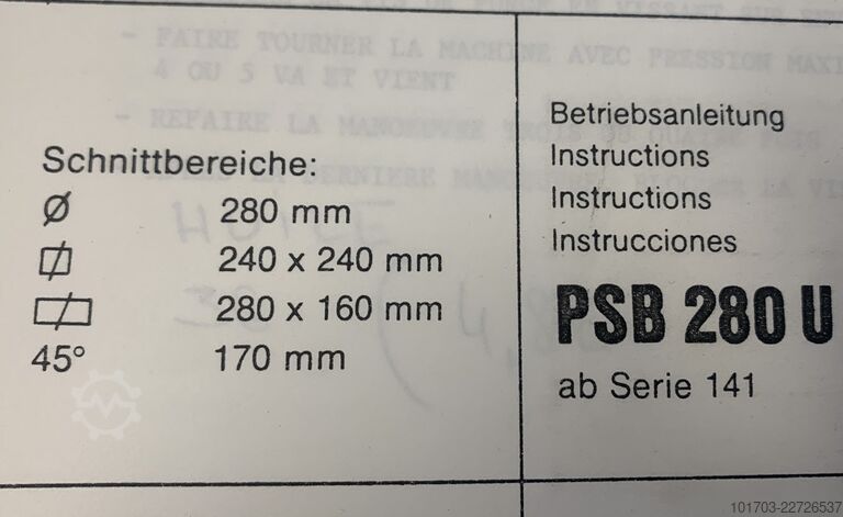 Alternatieve zaag KASTO PSB 280 U