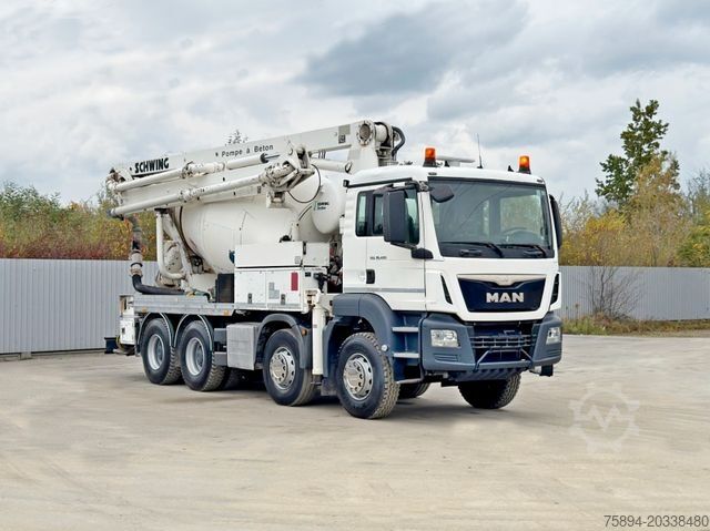 Φορτηγό αντλίας σκυροδέματος MAN TGS 35.400 BETONPUMPE * 8x4 / TOPZUSTAND