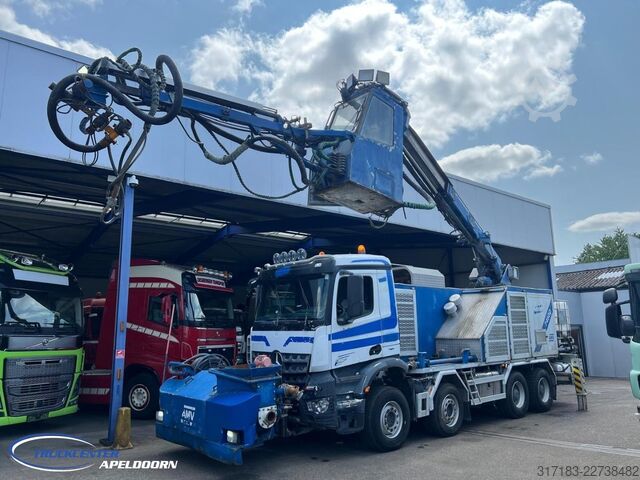 Bomba de betão Mercedes-Benz Arocs 3242 AMV 7450D Concreetsprayer, 8x4 Naafr...
