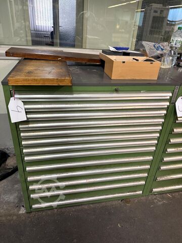 Armadio a cassetti per officina con contenuto HAHN & KOLB Werkstattschubladenschrank mit Inhalt