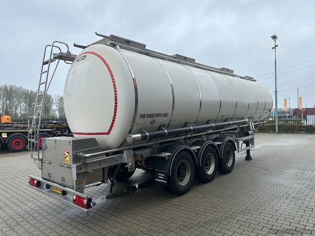 Cysterna z żywnością Van Hool FOOD / 39.000L / 3-COMP / ADR-attest (AT, FL) /...