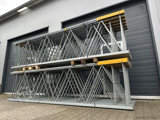4.000 x 1.100 mm / P2 - 90 x 65 x 1,75 mm BITO PRO Palettenregalständer Regalständer Regal