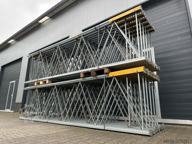 4.000 x 1.100 mm / P2 - 90 x 65 x 1,75 mm BITO PRO Palettenregalständer Regalständer Regal