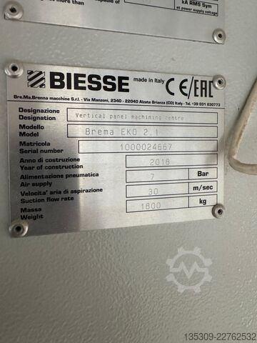 Vertikalni centar za obradu drveta BIESSE BREMA EKO 2.1