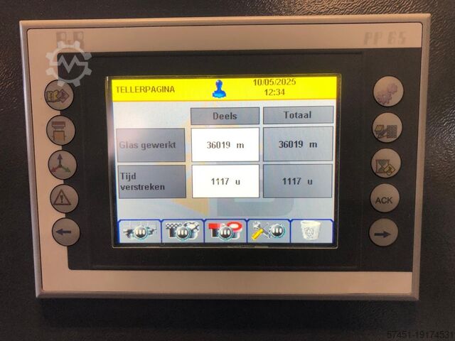 Glass grinding machine BAVELLONI VE 350-8