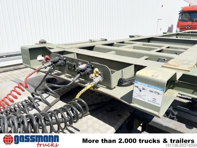 Wissellaadbak oplegger Schmitz SCF 24 Containerchassis, Nachlauflenkachse,