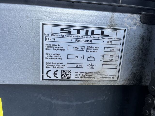 Sztaplarka dla pieszych Still EXV12