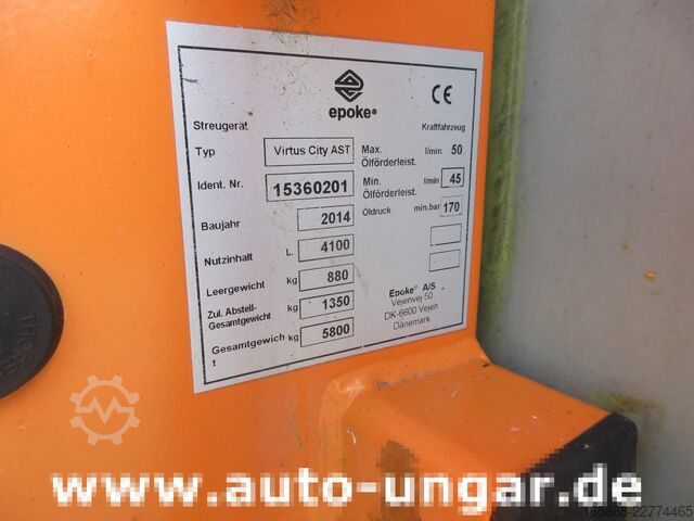 Winterdienstuitrusting epoke Virtus City AST 4100l Solestreuer Feucht