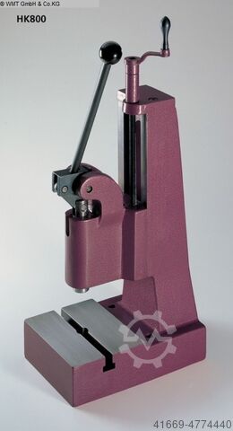 Toggle Press - coloană unică BERG & SCHMID HK 800