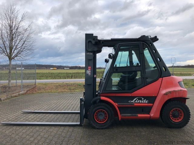 Čelní vysokozdvižný vozík LINDE H60D 396_Diesel_ Heizung_4. Ventil_ Deutz_ Waage