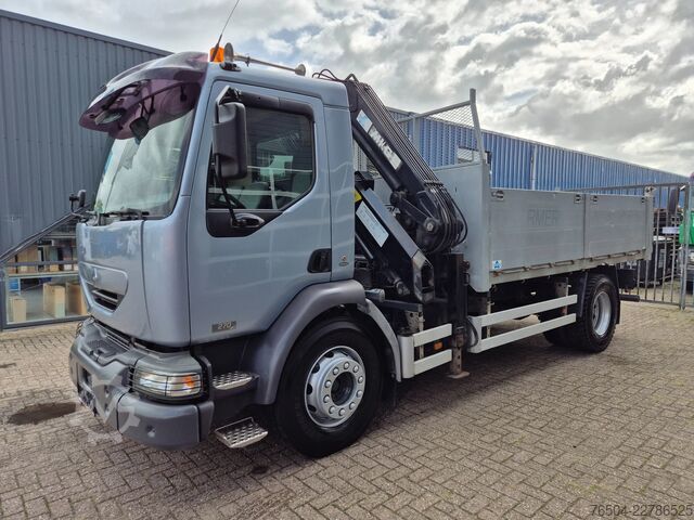 Volquete con grúa Renault Midlum 270 DCI/ 12 TM Krane Remote/ Kipper