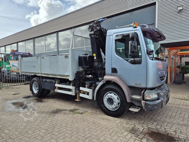 Volquete con grúa Renault Midlum 270 DCI/ 12 TM Krane Remote/ Kipper