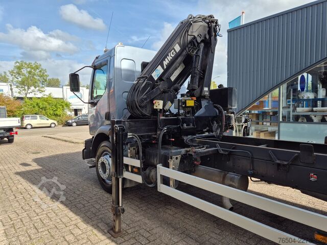 Volquete con grúa Renault Midlum 270 DCI/ 12 TM Krane Remote/ Kipper