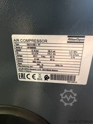  Atlas Copco GA 37 VSD+ff
