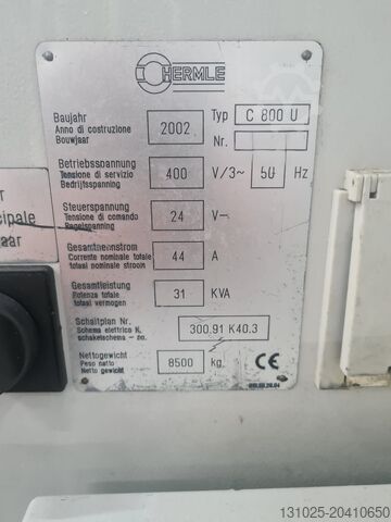 Centro de mecanizado universal HERMLE C800U