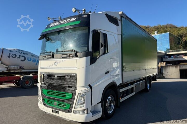 Plattewagen met zeil VOLVO FH-460 4x2 LBW
