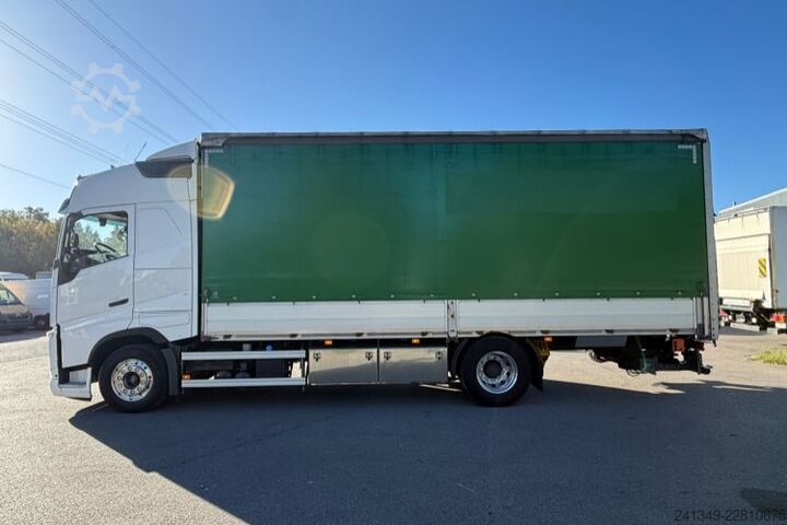 Plattewagen met zeil VOLVO FH-460 4x2 LBW