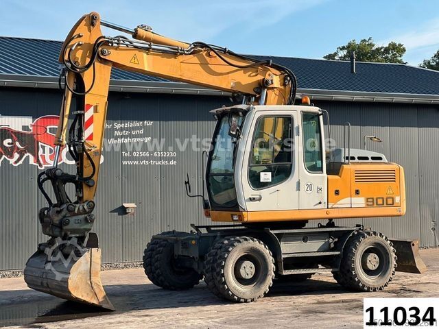 Mobiele graafmachine LIEBHERR A900 C Litronic Mobilbagger wenklöffel