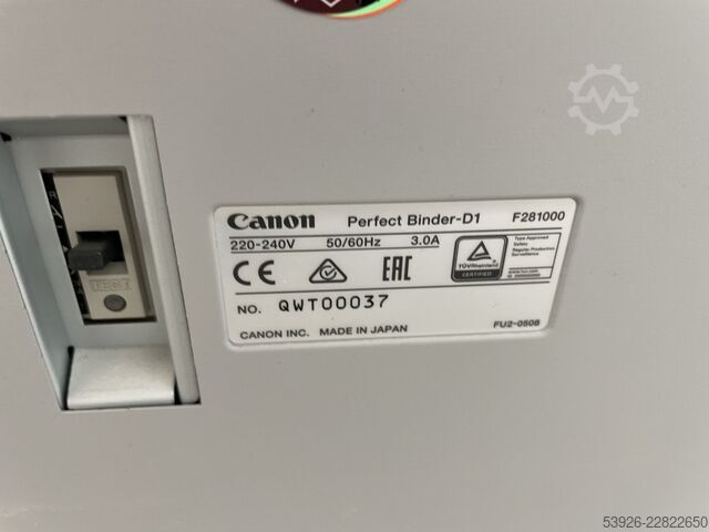 Rilegatrici a colla / Perfetta rilegatura Canon Perfect Binder-D1