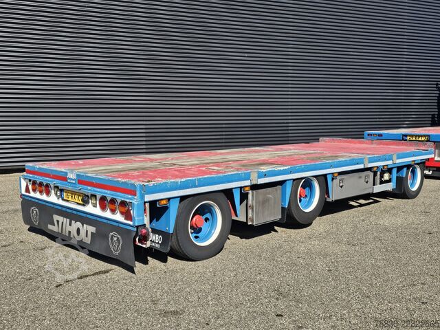 Vrachtwagen met kraan Scania R520 V8 8x2/6 / HMF 70 tm + JUMBO AANHANGER