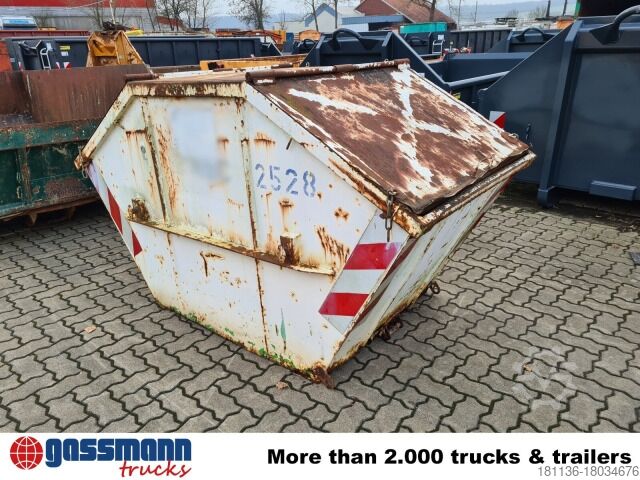 Afzetcontainer City-Absetzcontainer ca. 2m³ offen mit Deckel